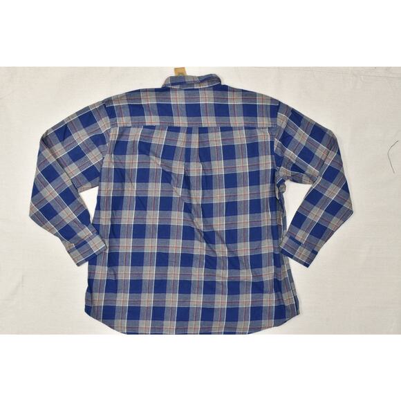 NEW Foundry Supply Co. Men's 3XLT Plaid Flannel Button Down Shirt - Picture 8 of 8